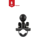Screw clamp - (1 inch), for diameter 12.7-25.4 mm, diameter reducer