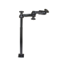 Double swivel arm with Tele-Pole (approx. 300 mm) and base (approx. 450 mm) - Octagon connecting arm, round base plate (AMPS)