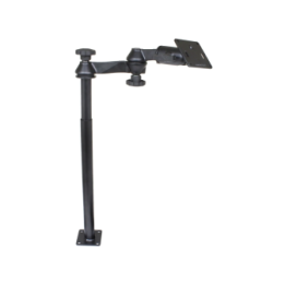 Doppel-Schwenkarm mit Tele-Pole (ca. 300 mm) und Basis (ca. 450 mm) - Octagon-Verbindungsarm, VESA-Platte (75 x75 mm )