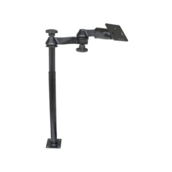 Double swivel arm with tele-pole (approx. 300 mm) and base (approx. 450 mm) - Octagon connecting arm, VESA plate (75 x75 mm)