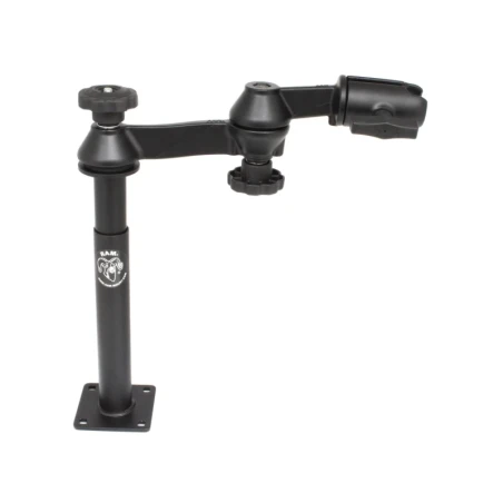 Double swivel arm with tele pole (approx. 200 mm) and base (approx. 225 mm) - Octagon connecting arm with mount (1.5 inch)