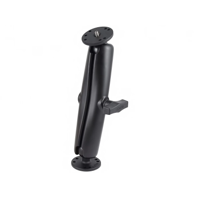 Aufbau-Set (lang) mit 1/4"-20 Gewindestift für Kameras - mit runder Basisplatte (AMPS)