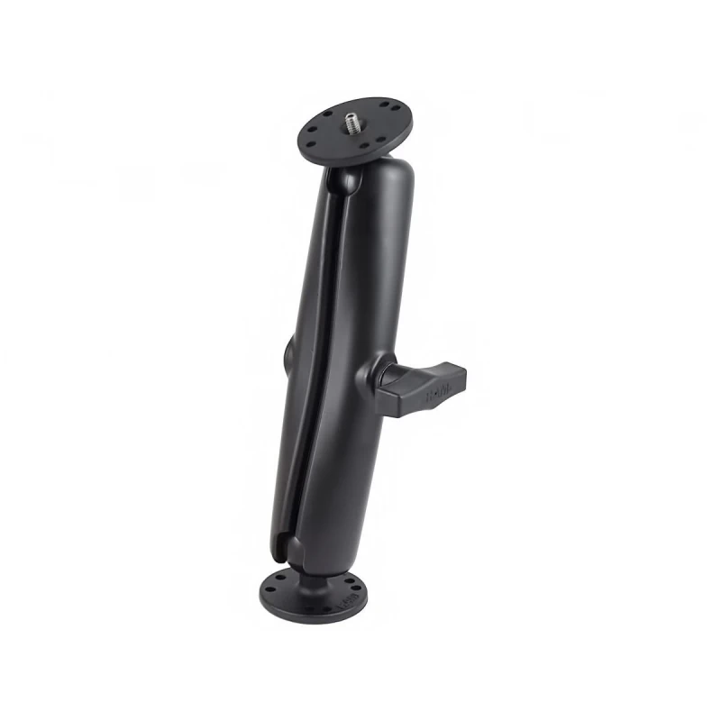 Aufbau-Set (lang) mit 1/4"-20 Gewindestift für Kameras - mit runder Basisplatte (AMPS)