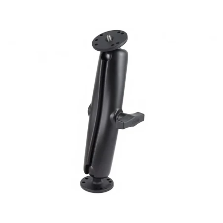 Aufbau-Set (lang) mit 1/4"-20 Gewindestift für Kameras - mit runder Basisplatte (AMPS)