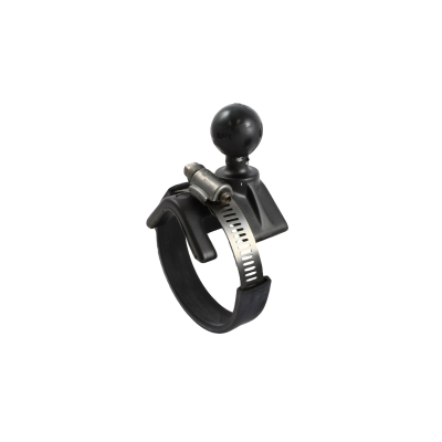 Kamera-Halterung (kurz) für Lenker/Rohre mit 1/4"-20 Gewindestift - mit Klemmschelle,  (1 Zoll)