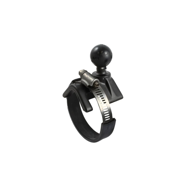 Kamera-Halterung (kurz) für Lenker/Rohre mit 1/4"-20 Gewindestift - mit Klemmschelle,  (1 Zoll)