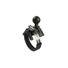 Camera mount (short) for handlebars/tubes with 1/4"-20 grub screw - with clamp, (1 inch)