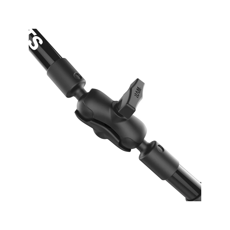 Doppel-Verlängerungsarm mit Spline Post u. GoPro-Adapter - Gesamtlänge ca. 900 mm, 3x kurze Verbindungsarm