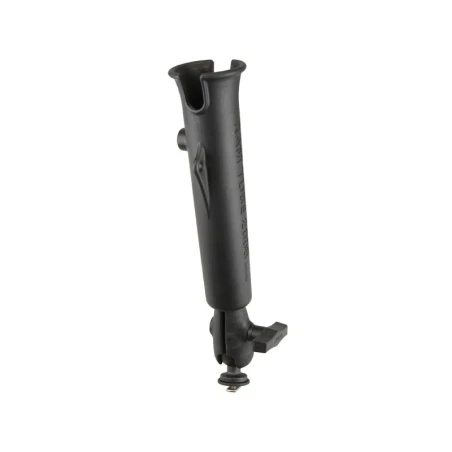 Flute holder for fishing rods with track connection (T-slot) - Ball with T-slot, connecting arm