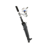Flute holder for fishing rods with track connection (T-slot) - Ball with T-slot, connecting arm