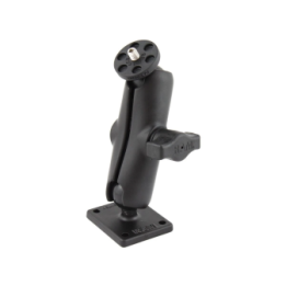Aufbau-Kamerahalterung mit 1/4"-20 Gewindestift - mit rechteckiger Basisplatte,  (1 Zoll)