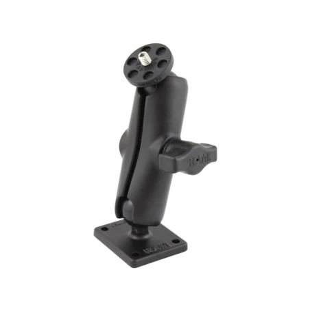 Aufbau-Kamerahalterung mit 1/4"-20 Gewindestift - mit rechteckiger Basisplatte,  (1 Zoll)