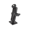 Surface-mounted camera mount with 1/4"-20 grub screw - with rectangular base plate, (1 inch)