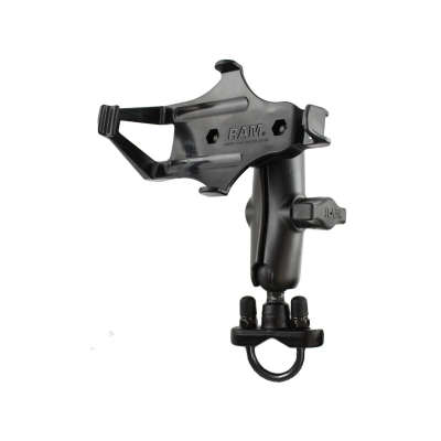 Lenker-Halterung Garmin GPSMAP 176/196/276/296/395/495/496 -  (1 Zoll), Rohr-Klemme, mittlerer Verbindungsarm
