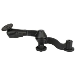 Double swivel arm component for Tele Pole - arm length together approx. 300 mm, 1x curved arm, connecting arm