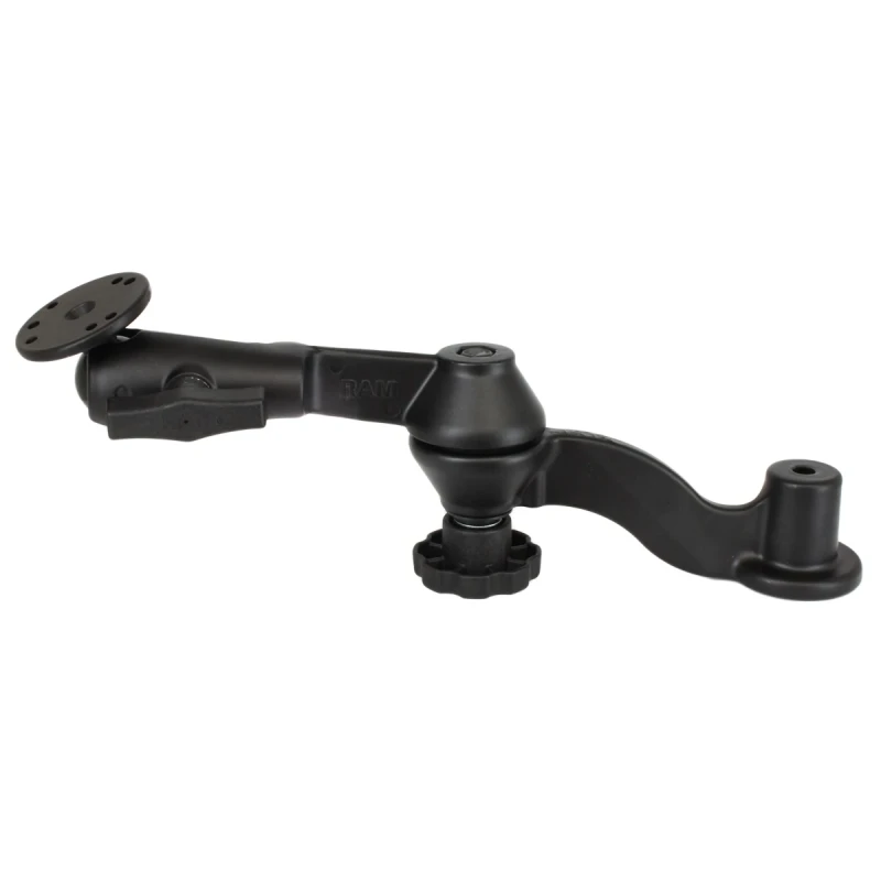 Double swivel arm component for Tele Pole - arm length together approx. 300 mm, 1x curved arm, connecting arm