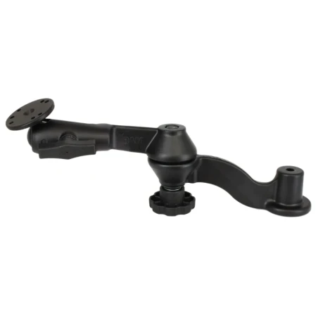 Double swivel arm component for Tele Pole - arm length together approx. 300 mm, 1x curved arm, connecting arm