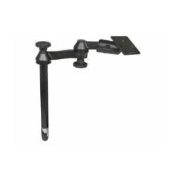 Double swivel arm with Tele-Pole (approx. 300 mm) - Octagon connecting arm, VESA plate (75 x75 mm hole pattern)