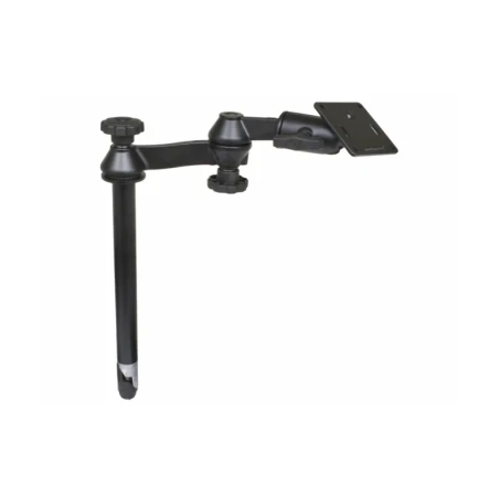 Double swivel arm with Tele-Pole (approx. 300 mm) - Octagon connecting arm, VESA plate (75 x75 mm hole pattern)