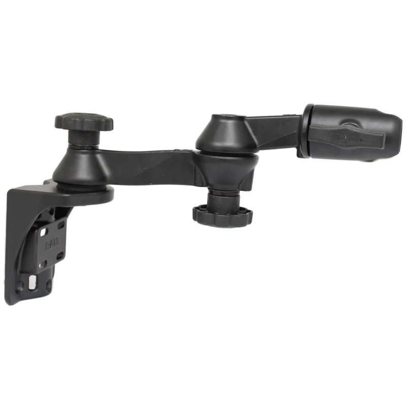 Double swivel arm for vertical wall mounting with mounting (1.5 inch) - Vertical base, Octagon connecting arm