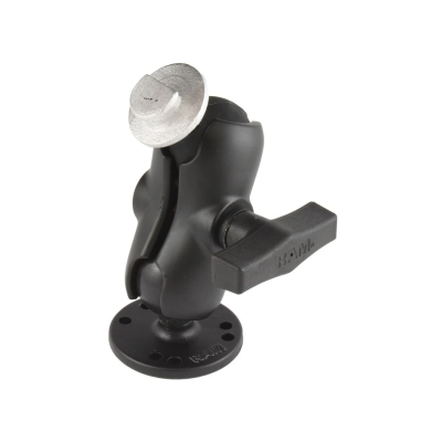 Aufbau-Set mit rundem Clip Casting Adapter - runde Basisplatte (AMPS), kurzer Verbindungsarm