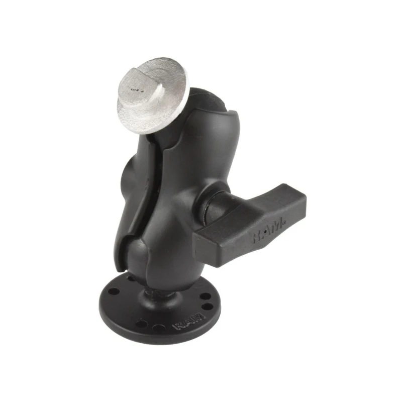 Aufbau-Set mit rundem Clip Casting Adapter - runde Basisplatte (AMPS), kurzer Verbindungsarm