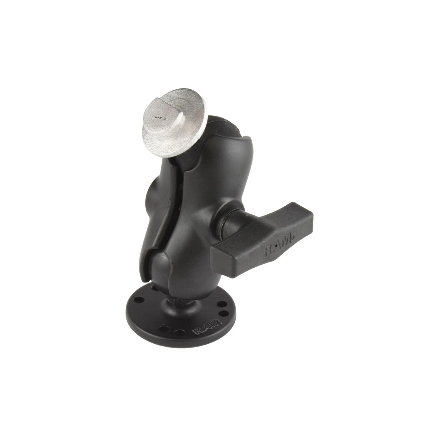 Aufbau-Set mit rundem Clip Casting Adapter - runde Basisplatte (AMPS), kurzer Verbindungsarm