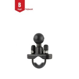 RAM Mounts Screw Clamp - B-Ball (1 inch), for diameters 12.7 - 31.8 mm, U-Bracket galvanized
