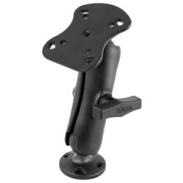 Aufbau-Set für Humminbird/Apelco - runde Basisplatte (Verbundstoff), mittlerer Verbindungsarm (Verbundstoff)