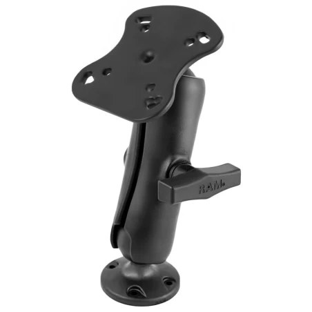 Aufbau-Set für Humminbird/Apelco - runde Basisplatte (Verbundstoff), mittlerer Verbindungsarm (Verbundstoff)