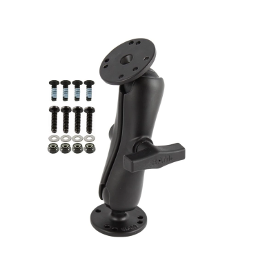 Aufbau-Set für Zebra RW 420 Drucker - mit runder Basisplatte (AMPS), Schrauben-Set