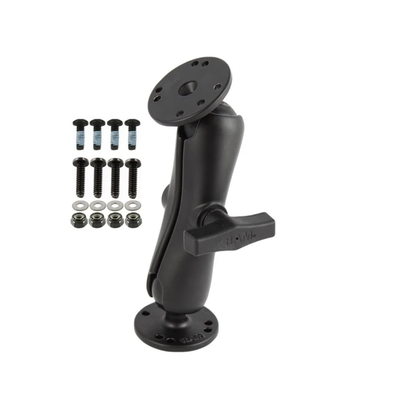 Aufbau-Set für Zebra RW 420 Drucker - mit runder Basisplatte (AMPS), Schrauben-Set