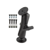 Mounting kit for Zebra RW 420 printer - with round base plate (AMPS), screw set