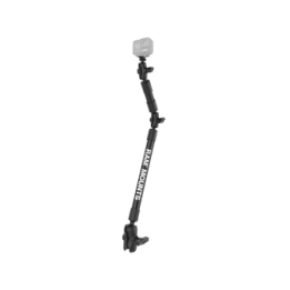 Doppel-Verlängerungsarm mit GoPro-Adapter - Gesamtlänge ca. 750 mm, 3x kurze Verbindungsarme, GoPro-Adapter,  (1 Zoll)