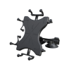Double suction foot mount for 9-10 inch tablets - (1 inch), X-Grip holder, centre connecting arm