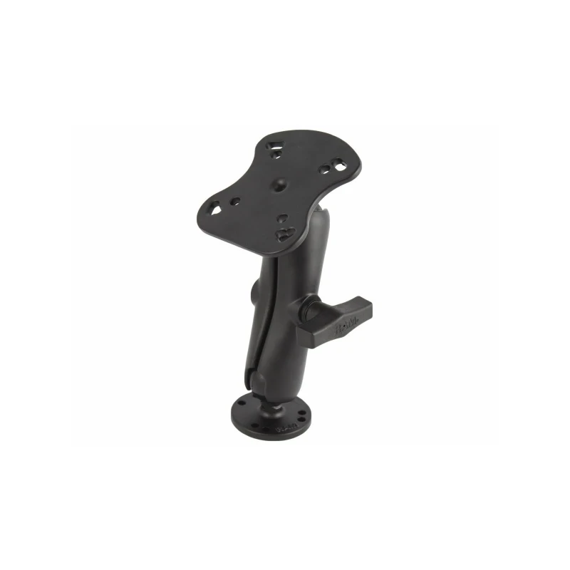 Aufbau-Set für Humminbird / Apelco 97 - runde Basisplatte (AMPS), mittlerer Verbindungsarm, Adapterplatte