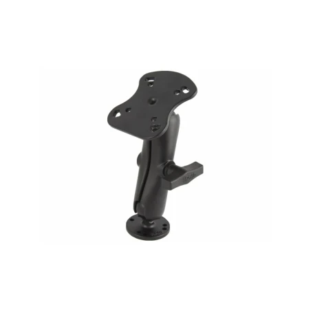 Aufbau-Set für Humminbird / Apelco 97 - runde Basisplatte (AMPS), mittlerer Verbindungsarm, Adapterplatte