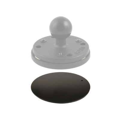 Metall-Klebesockel für Magnet-Basisplatten - Durchmesser 67 mm