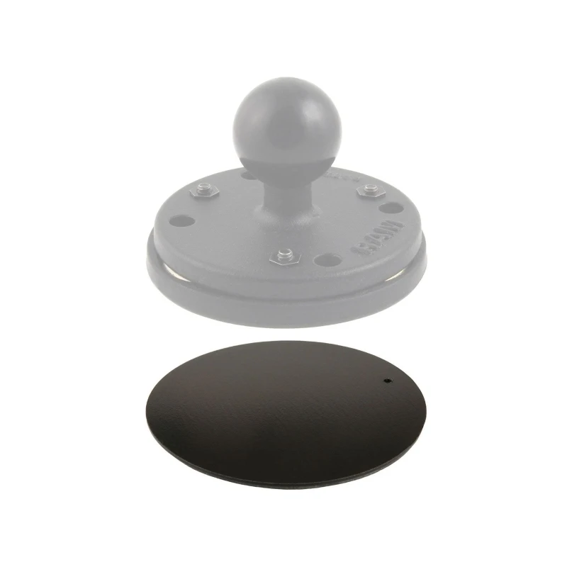 Metall-Klebesockel für Magnet-Basisplatten - Durchmesser 67 mm