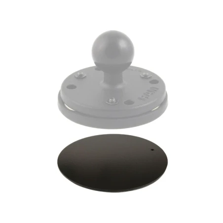 Metall-Klebesockel für Magnet-Basisplatten - Durchmesser 67 mm