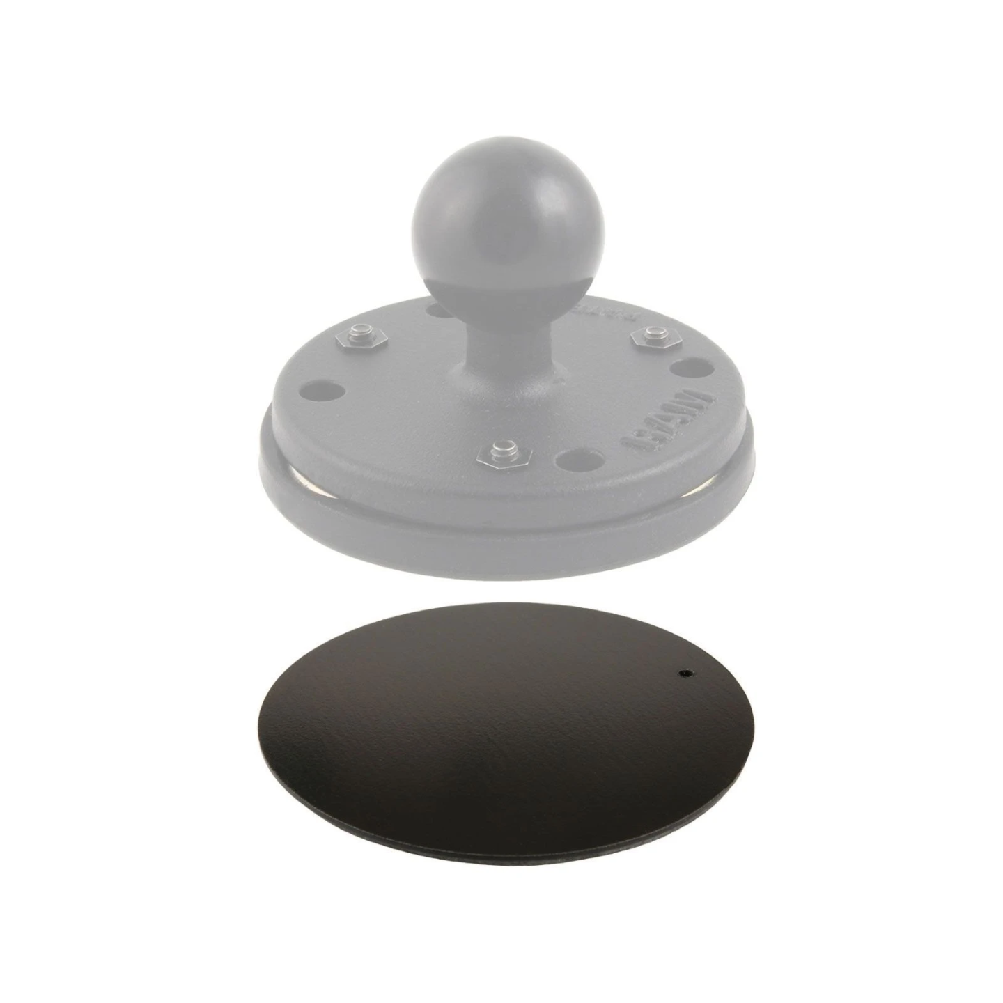 Metall-Klebesockel für Magnet-Basisplatten - Durchmesser 67 mm