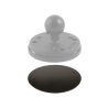 Metal adhesive base for magnetic base plates - diameter 67 mm