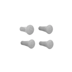 Ersatz-Gummifinger für X-Grip Tablet-Halteklammern (UN8) - grau, 4er-Packung