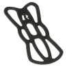 Replacement rubber X-Grip retaining clips (smartphones up to 82.6 mm wide / -UN7)