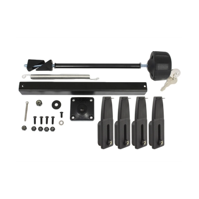 Secure-N-Motion Sicherungs-Kit für Tough-Tray halter - Schloss, 4 flache Seitenarme
