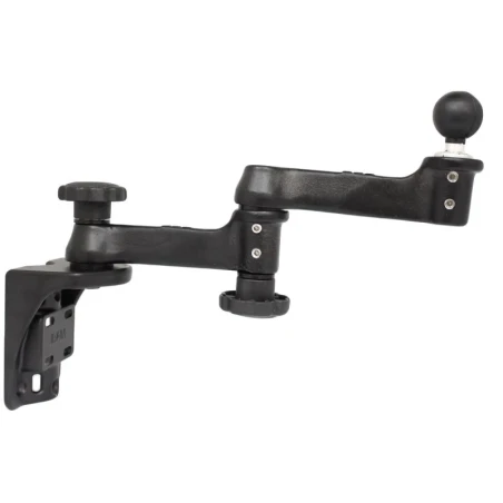 Double swivel arm for vertical wall mounting with (1.5 inch) - Vertical base