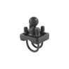 Double screw clamp tubes/bars/handlebars - (1 inch), for diameter 19.1 - 31.8 mm
