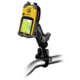 Lenker-Halterung Garmin eTrex Color Geräte -  (1 Zoll), Rohr-Klemme, mittlerer Verbindungsarm
