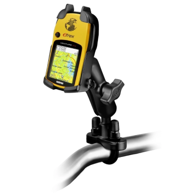 Lenker-Halterung Garmin eTrex Color Geräte -  (1 Zoll), Rohr-Klemme, mittlerer Verbindungsarm