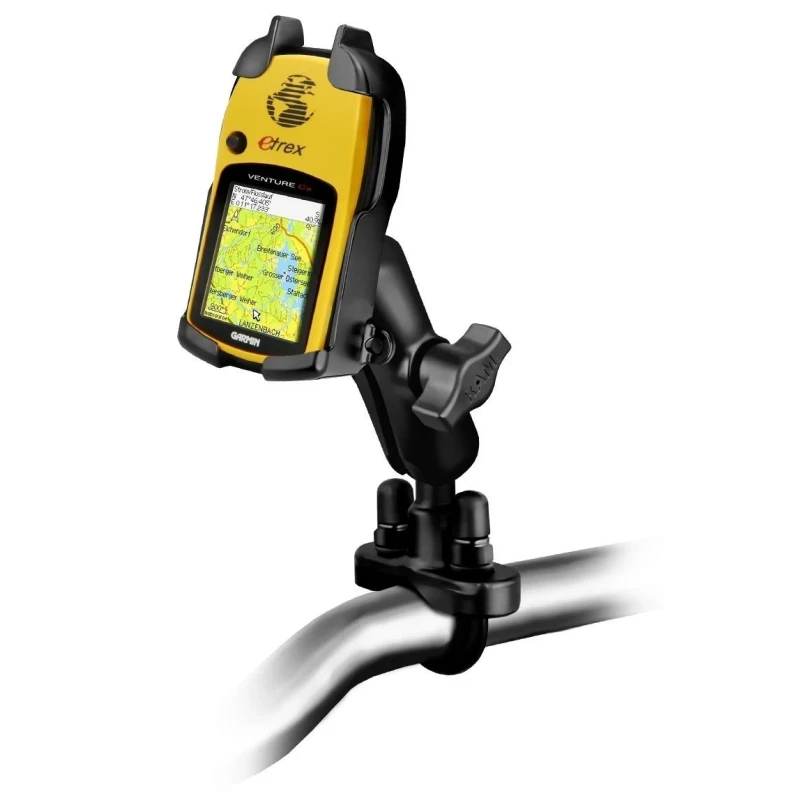 Lenker-Halterung Garmin eTrex Color Geräte -  (1 Zoll), Rohr-Klemme, mittlerer Verbindungsarm